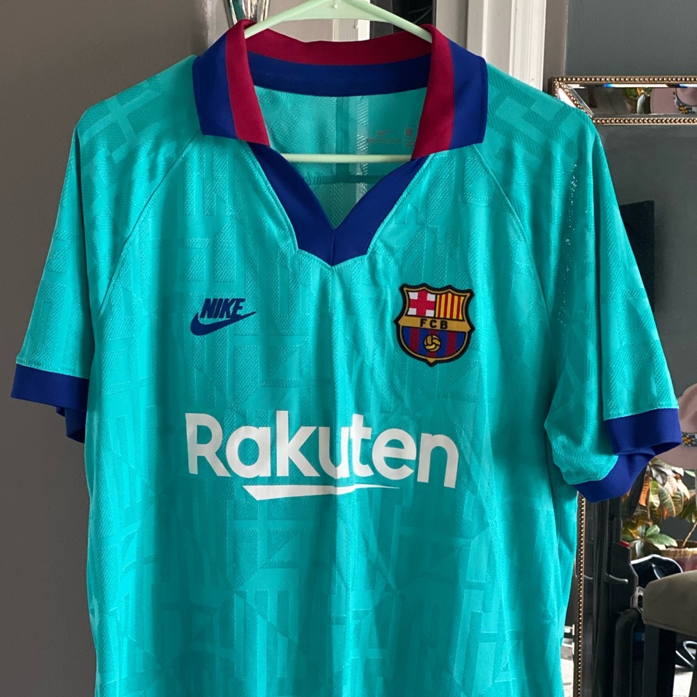 Player Edition Barcelona Champions League Jersey.